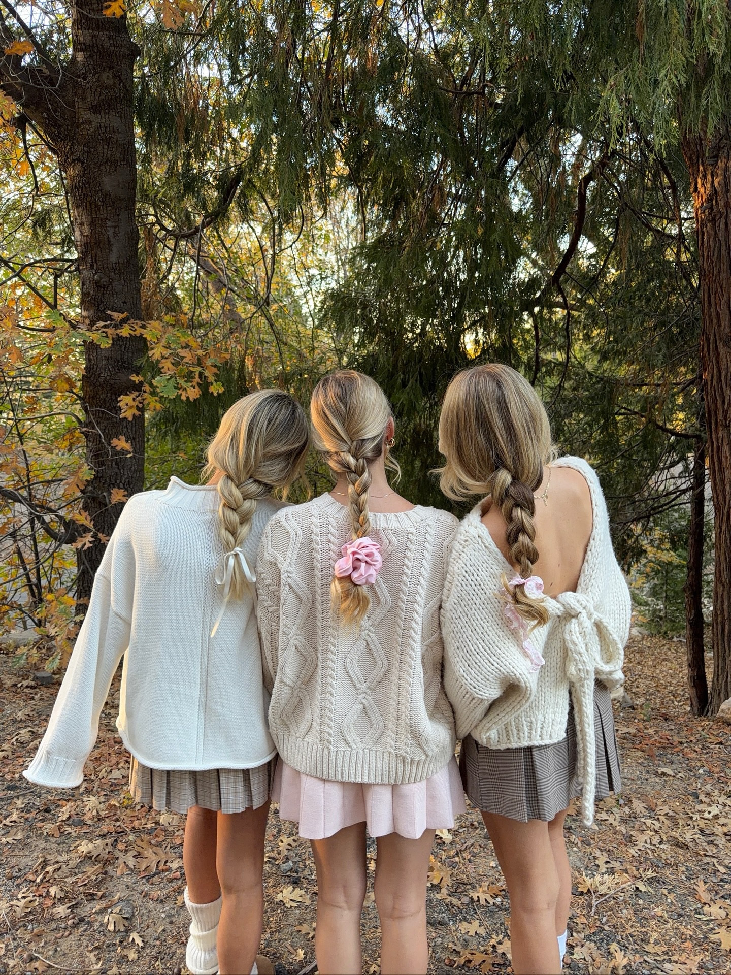 cable knits & braids 🧸🎀🍂 

#falloutfits #cableknits #girlstrip #fallhair #lakearrowhead #pinterestaesthetic #pinterestinspo #pinterestgirls #besties