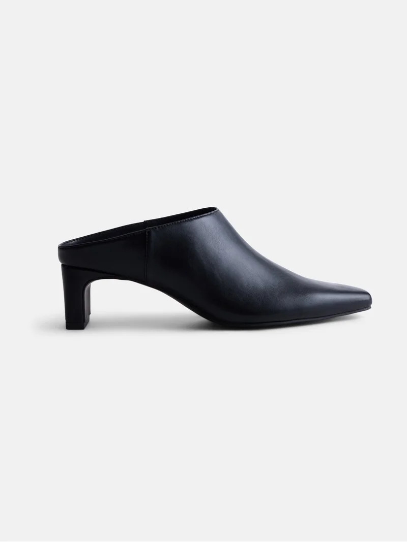 Scenario Women's Slip On Heeled Mules | Walmart (US)
