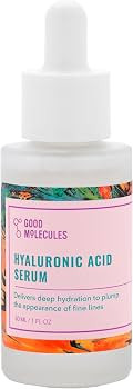 Good Molecules Hyaluronic Acid Serum - Hydrating, Non-greasy formula to Moisturize, Plump - 1% HA... | Amazon (US)