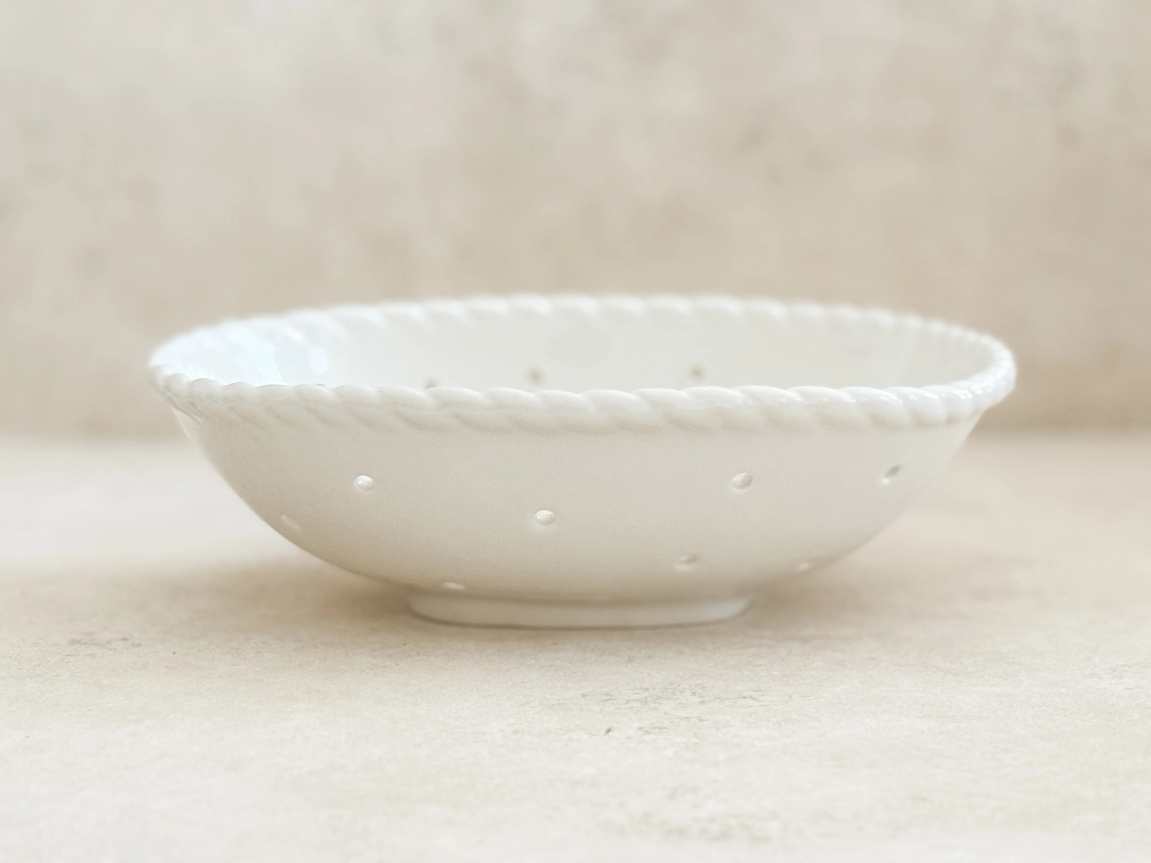 Stoneware Colander | Cottage and Key