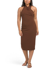 Harland Halter Midi Dress | Marshalls