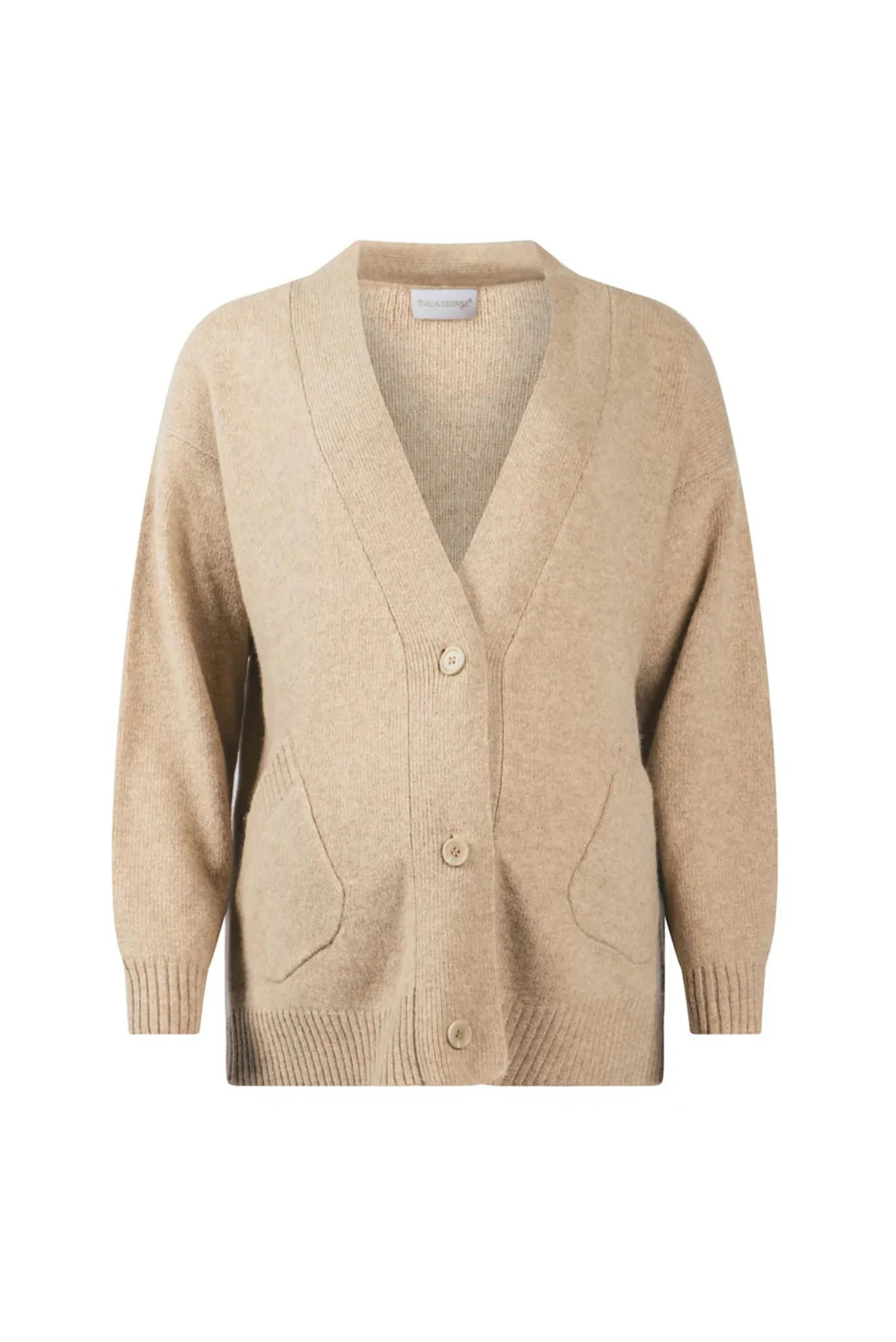 Renee Sweater Cardigan Beige / S | EMILIA GEORGE®