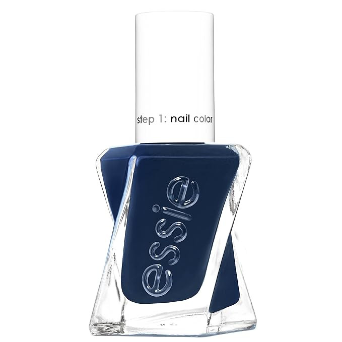 essie Gel Couture Longwear Nail Polish, Caviar Bar, Deep Navy Blue, 0.46 Ounce | Amazon (US)