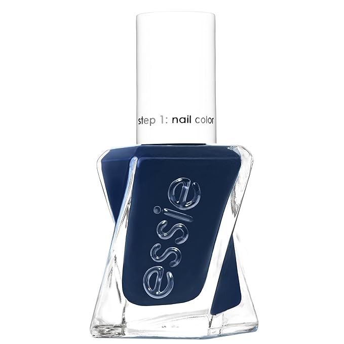 essie Gel Couture Longwear Nail Polish, Caviar Bar, Deep Navy Blue, 0.46 Ounce | Amazon (US)