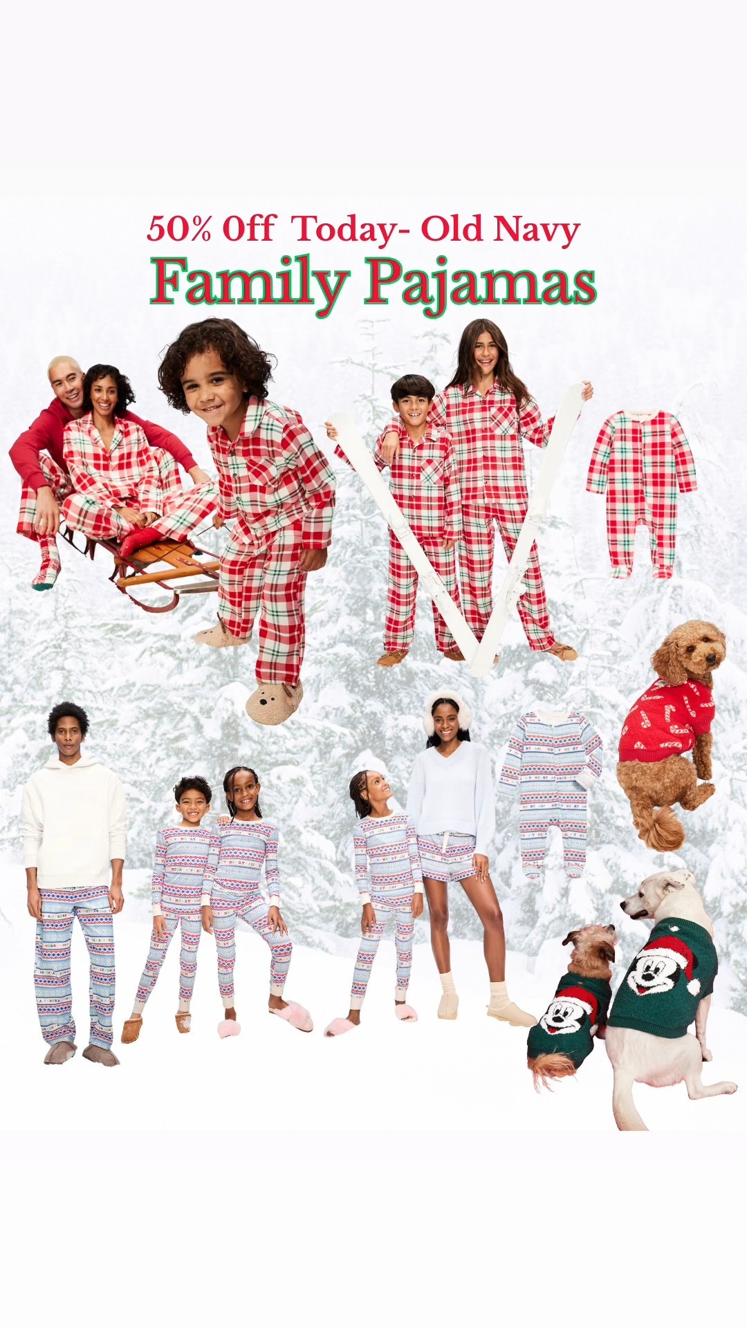 Family pajama season is here and Old Navy has them 50 percent off today. Matching sets for the whole crew, even the pups. Cozy vibes all around.

Family pajamas
Matching holiday pajamas
Old Navy Christmas pajamas
Kids Christmas pajamas
Holiday lounge sets
Cozy winter pajamas
Pet holiday outfits
Christmas sleepers
Festive family outfits
Holiday photo outfits

#LTKmomlife #LTKFamily #LTKHoliday