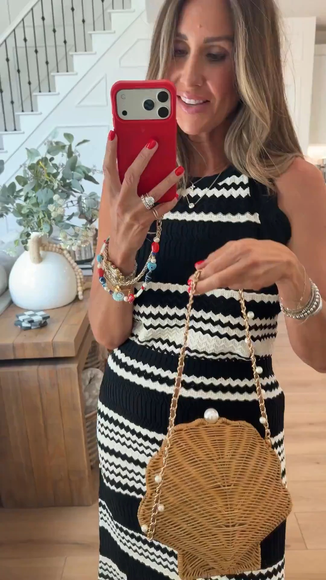 Love this black and white striped knit dress for summer. The classic pattern never goes out of style, and paired with a woven bag and pearl details, it feels like the perfect vacation outfit. Easy, polished, and one of those pieces you’ll reach for again and again.

striped dress, knit dress, summer outfit, vacation style, resort wear, woven bag, pearl accessories, classic style, chic summer look, beach vacation outfit, black and white outfit, effortless style, travel wardrobe, summer fashion, themominstyle

#LTKTravel #LTKSeasonal #LTKootd