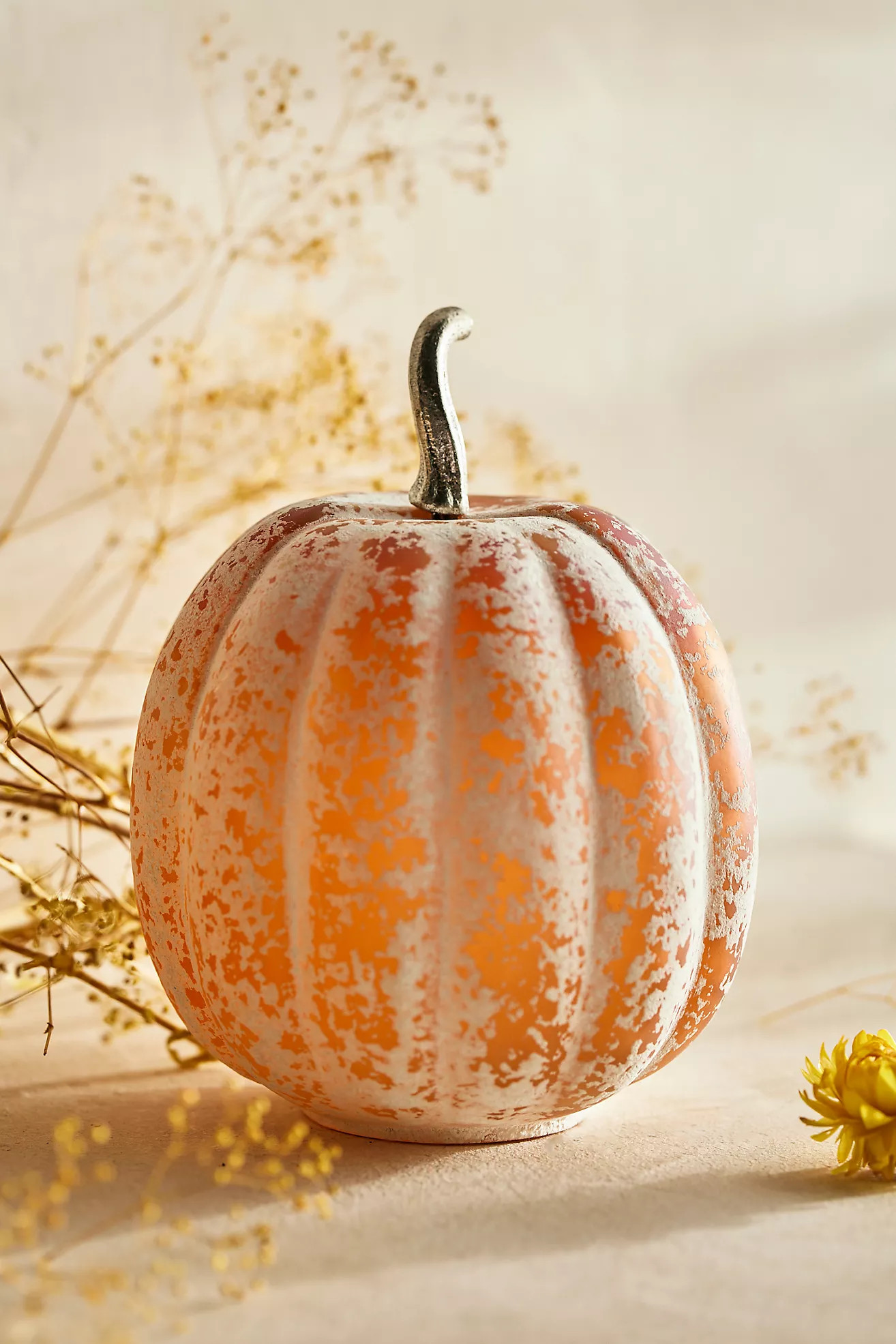 Glass Pumpkin, Frosted Orange | Anthropologie (US)