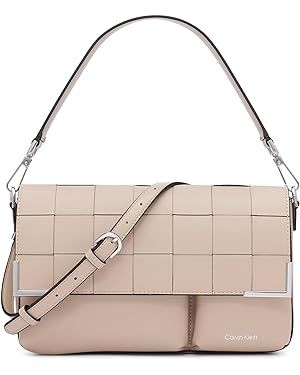 Calvin Klein Mica Organizational Flap Demi Shoulder Bag & Crossbody | Amazon (US)