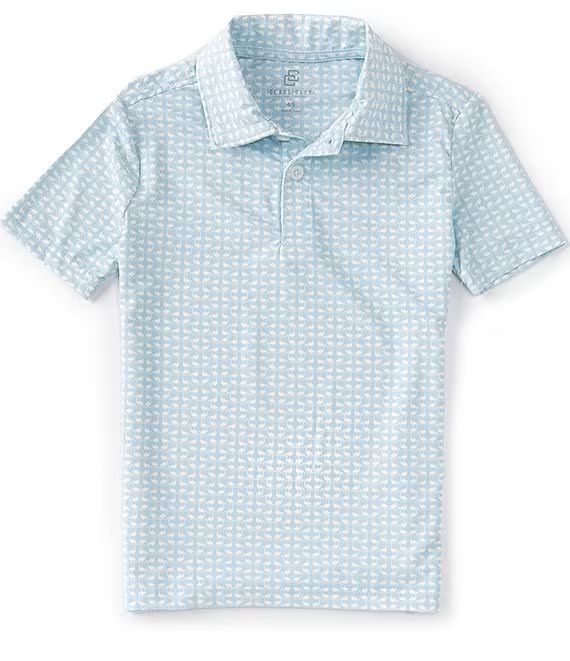 Little Boys 2T-7 Short Sleeve Flamingo Print Synthetic Polo | Dillard's