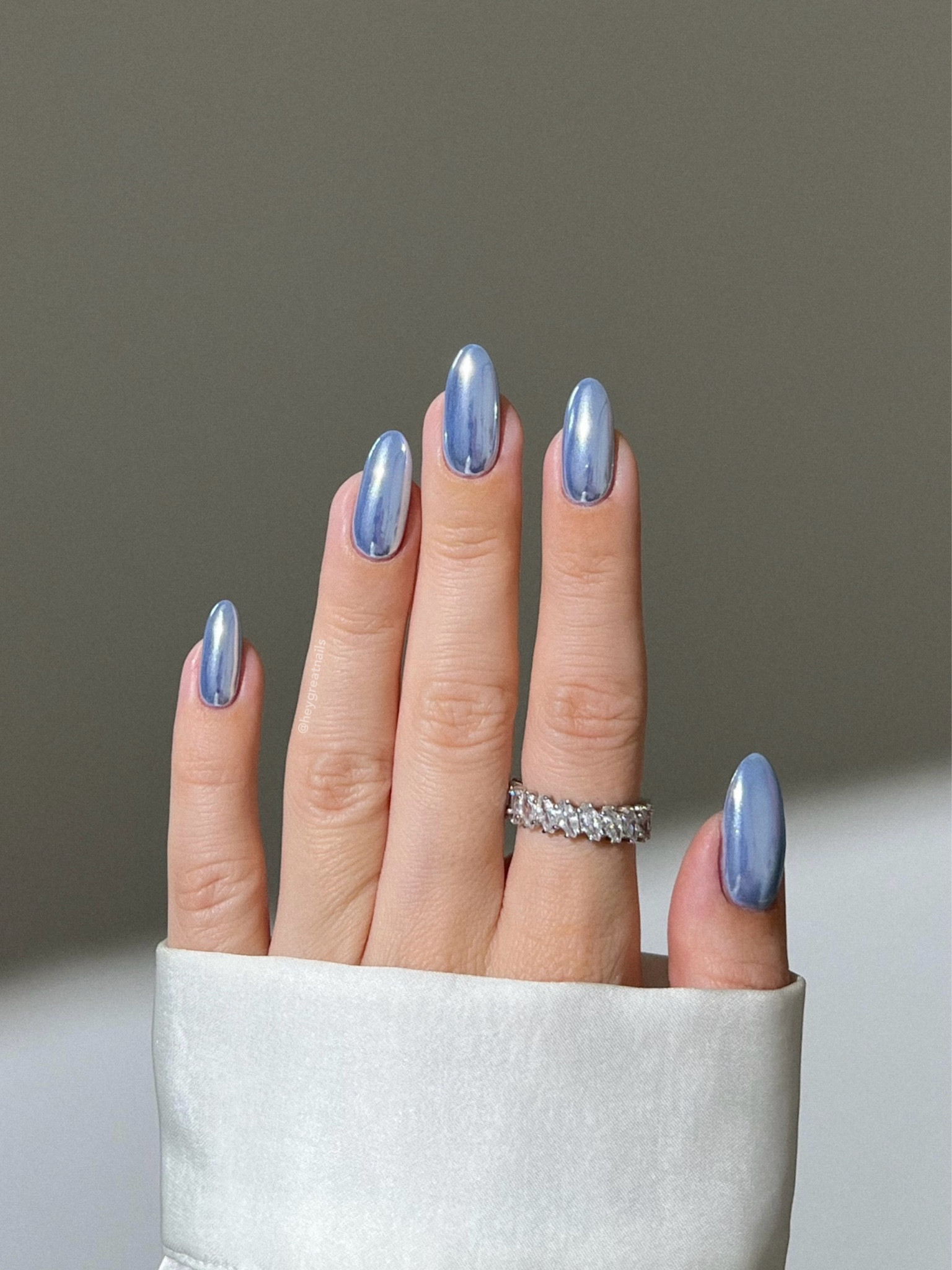 Gucci Beauty Vernis à Ongles nail polish in Lucy Baby Blue turned into chrome version 🩵✨ #nailhack

#LTKU #LTKstyletip #LTKbeauty