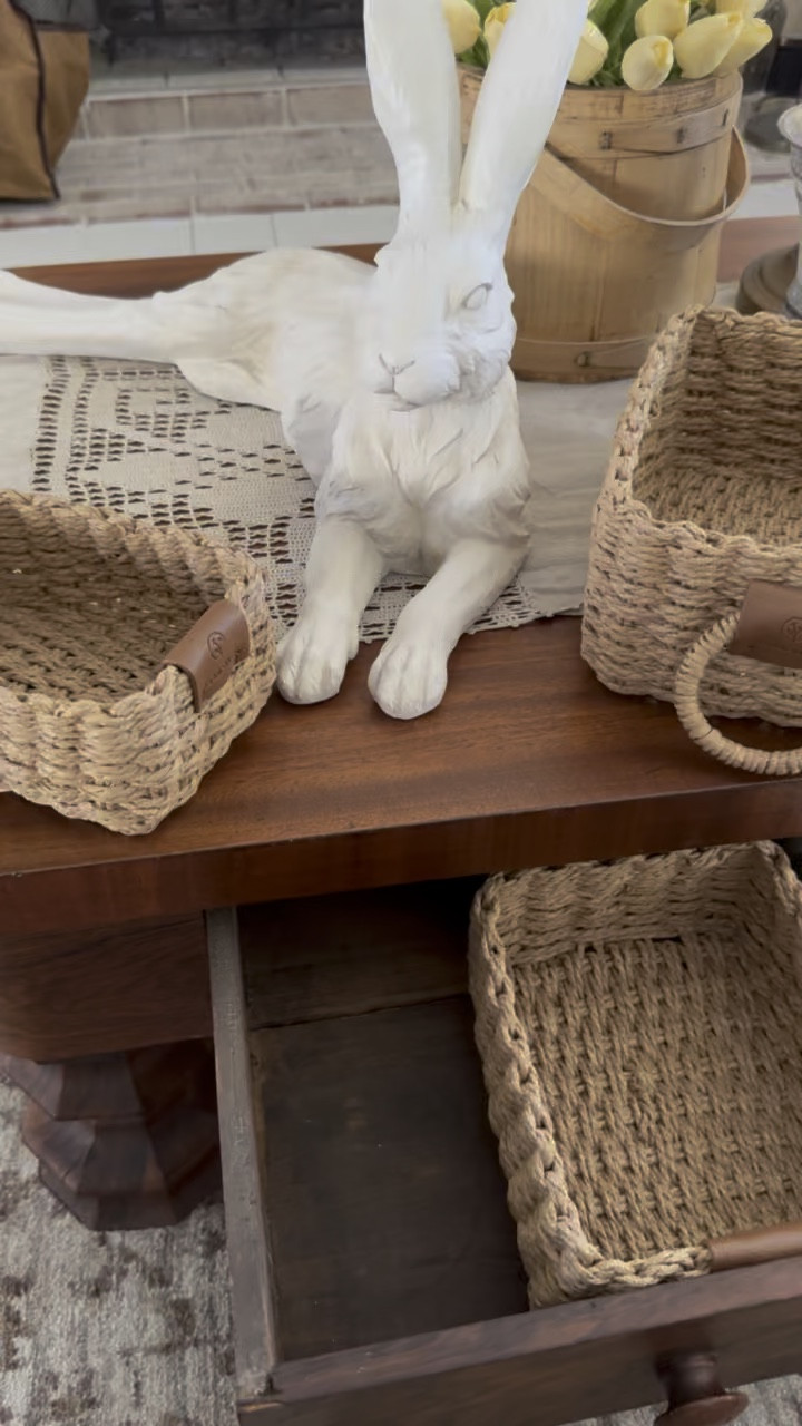 We have been focusing on organizing our home in the month of January. I found these wicker baskets on Amazon and knew they would be a great addition to our living room storage because of their lovely visual appeal. They come in a set of three, in sizes small medium and large. 

#LTKWatchNow #LTKHome #LTKFindsUnder50