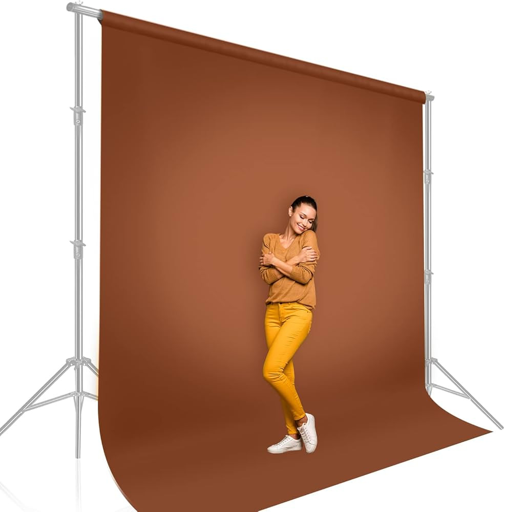 Julius Studio 10 ft. X 12 ft. Long Life Time Reusable Brown Chromakey Photo Video Photography Studio | Amazon (US)