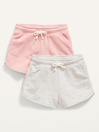 French Terry Sweat Shorts 2-Pack for Toddler Girls | Old Navy (US)