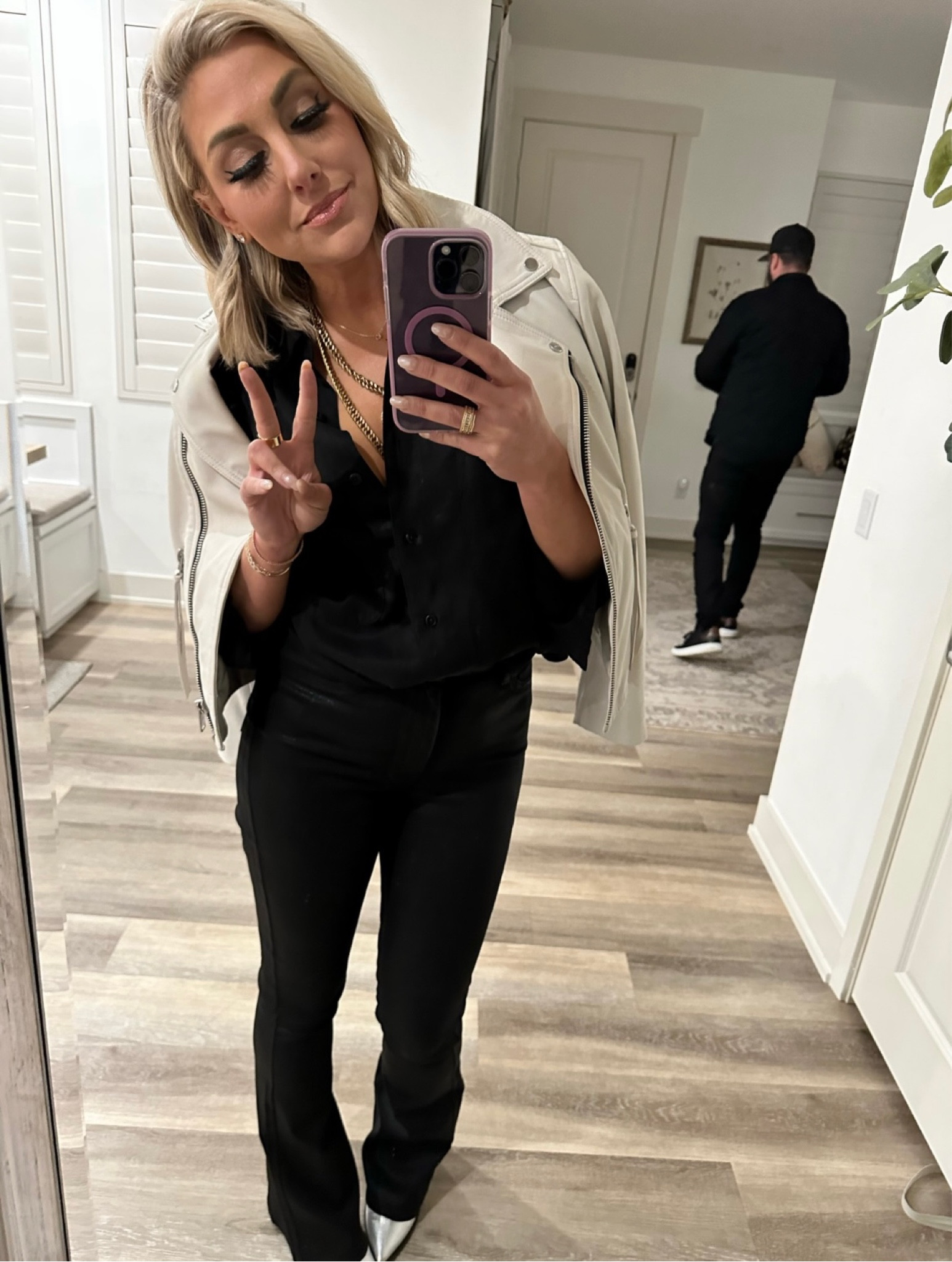 All black fits with a pop of color or statement piece are so underrated! 

#LTKstyletip #LTKFind #LTKshoecrush