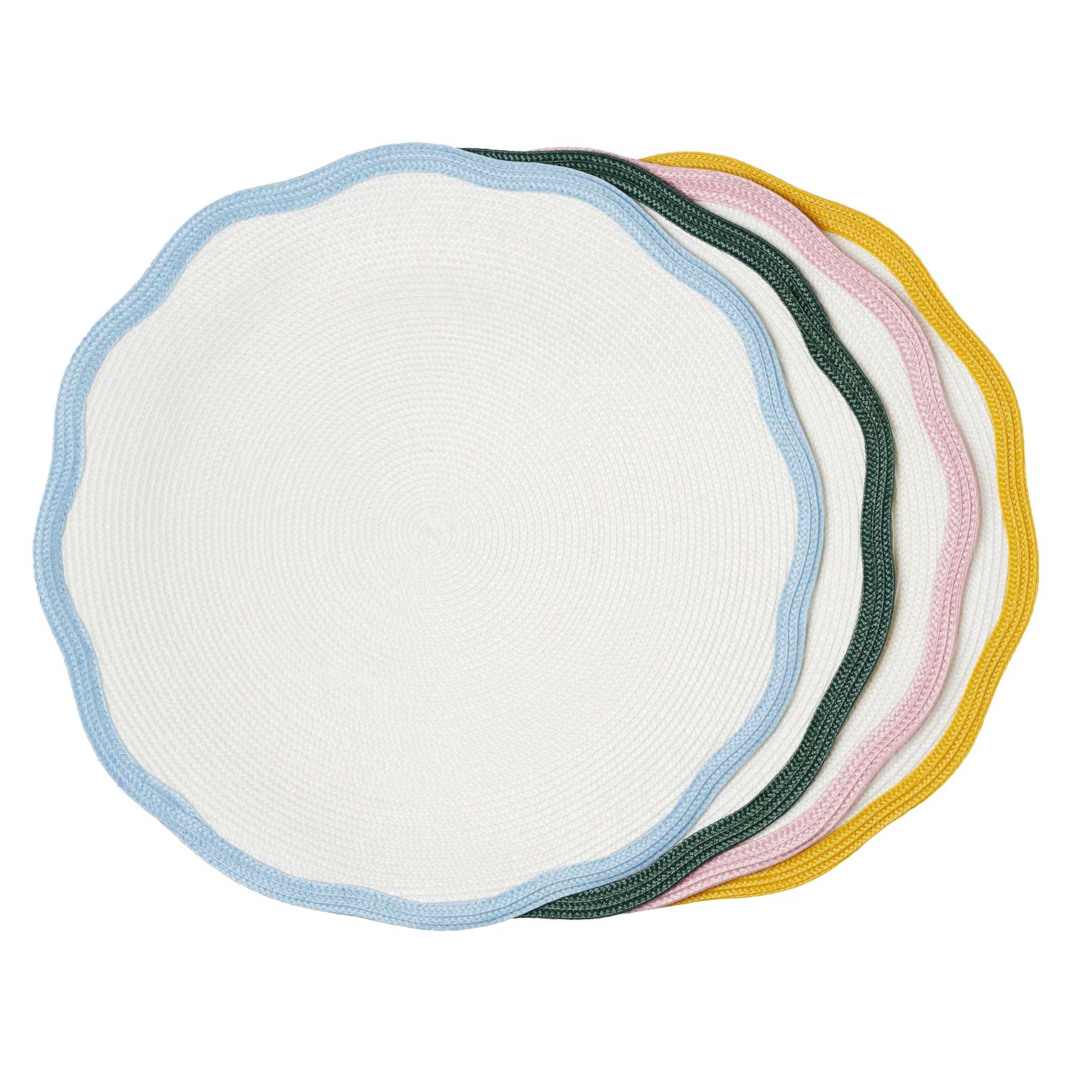 Straw Wave Placemats - set of 4 | In the Roundhouse
