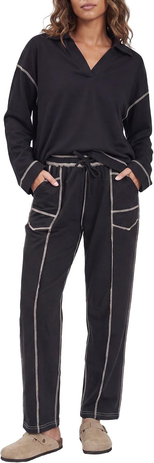 Women's 2 Piece Outfits Sweatsuit Lounge Sets Tracksuits | Amazon (US)