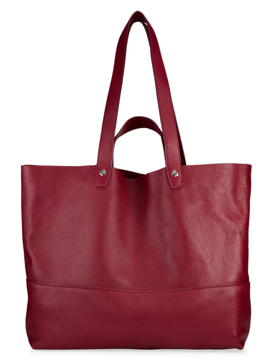 Logan Leather Tote | Saks Fifth Avenue