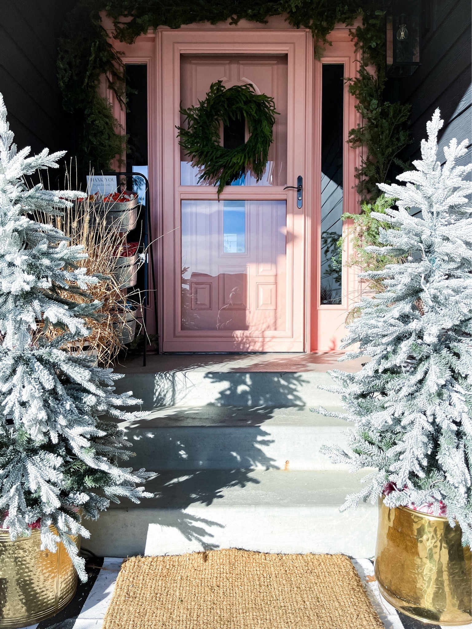 Winter front porch. Christmas Front porch.

#LTKHoliday #LTKhome #LTKSeasonal