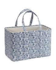 Small Open Floral Tote | TJ Maxx