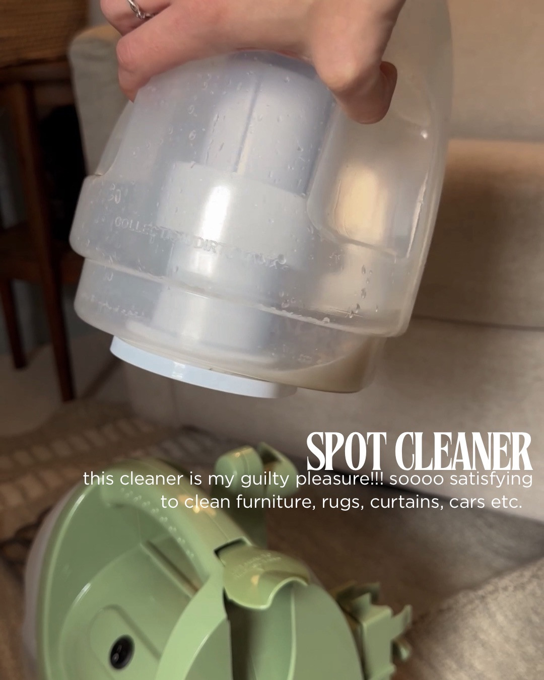 This spot cleaner is a total game-changer!

clean rugs, furniture, curtains, cars, bissell, spot cleaner, home cleaning, cleaning essentials, hallie ragan

#LTKmomlife #LTKHome #LTKKids