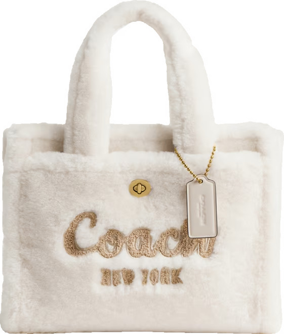 COACH Shearling Cargo Small Tote Bag - Macy's | Macy's