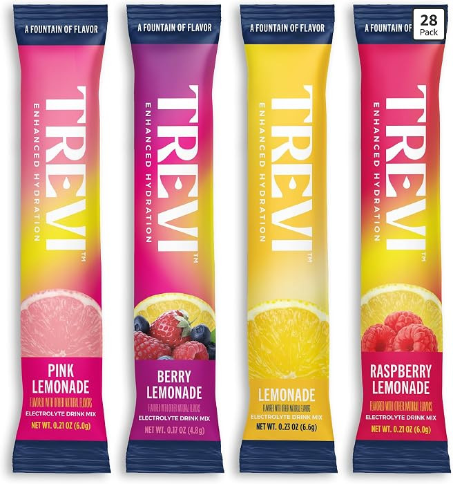 TREVI Electrolytes Powder Packets, Sugar Free Hydration, Lemonade Variety | Amazon (US)