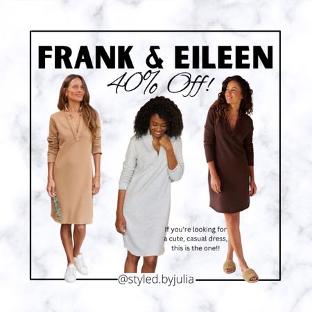 Casual dress, Presidents’ Day sale, frank & Eileen, sweatshirt dress, polo dress, cute outfits, spring style

The cutest casual dress! These Frank & Eileen dresses are perfect for brunch, running errands, or travel! Dress them up or dress them down and they come in a variety of colors!

#LTKsalealert #LTKtravel #LTKSpringSale