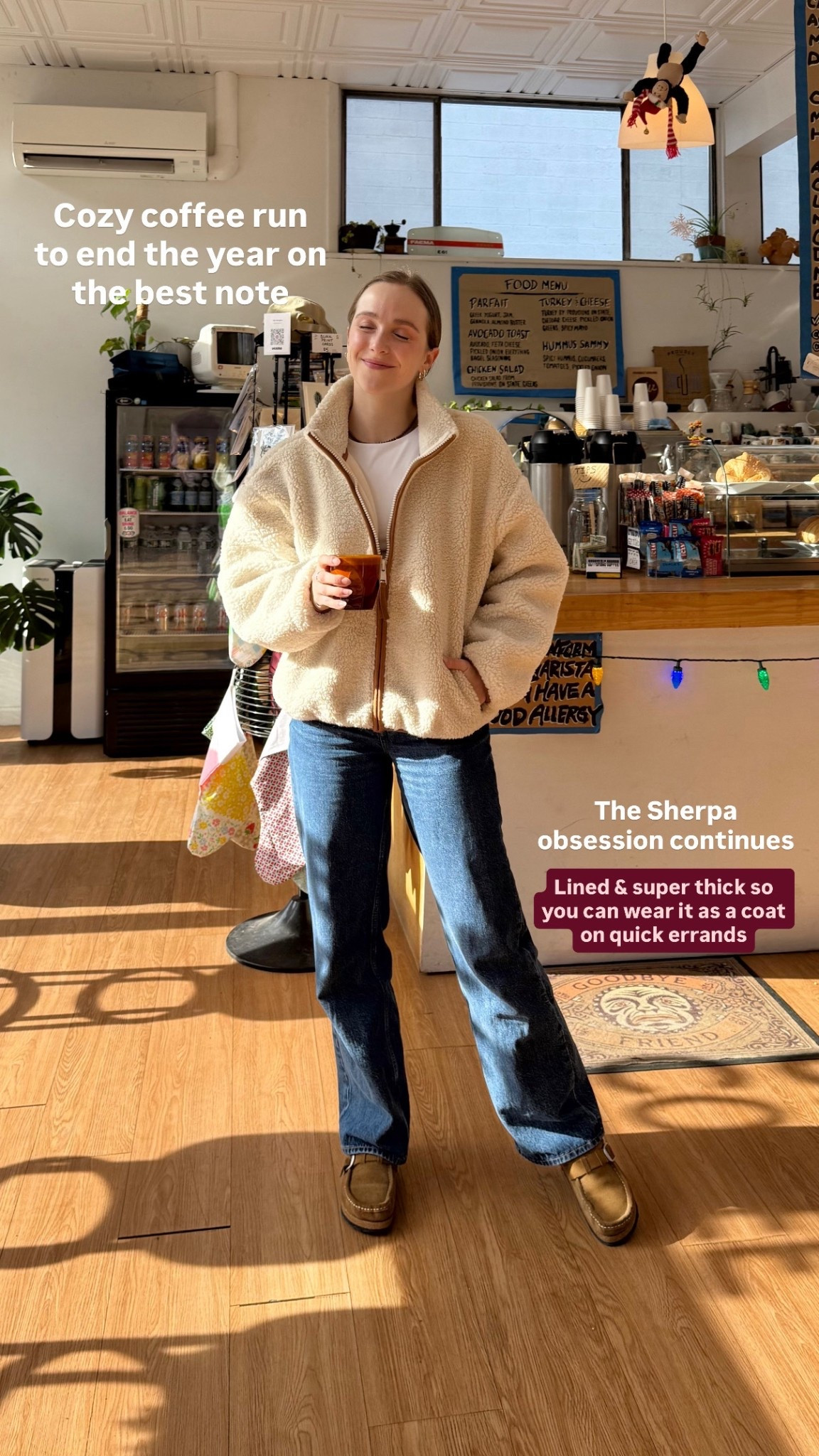 20% off the thickest Sherpa out there 
Fave loose jeans 25 short 
Birkenstock bostons size 37


#LTKSaleAlert #LTKootd #LTKPetite