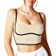 Move With You Sleeveless Spaghetti Strap Padded Sports Bra Tank Tops Square Neck Double Layer Wor... | Amazon (US)