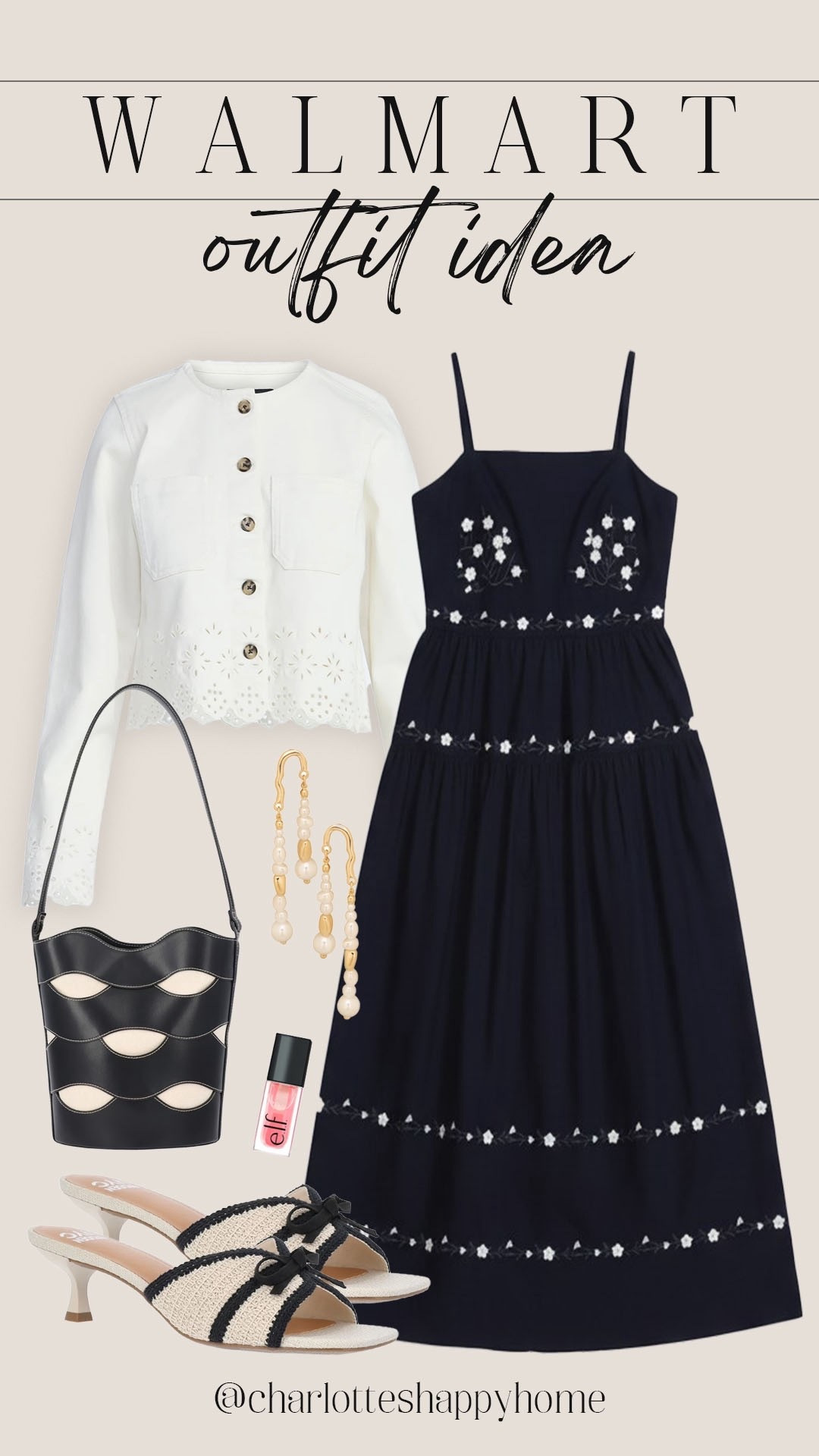 The perfect dressed up outfit for spring! All from Walmart!

#walmartfashion

Walmart finds. Walmart fashion. Walmart new arrivals. Walmart spring dress. Neutral spring outfit. Elevated spring style. Neutral Easter outfit. Black floral spring dress. Walmart designer inspired tote bag. Walmart spring kitten heels  

#LTKspring #LTKSeasonal #LTKootd