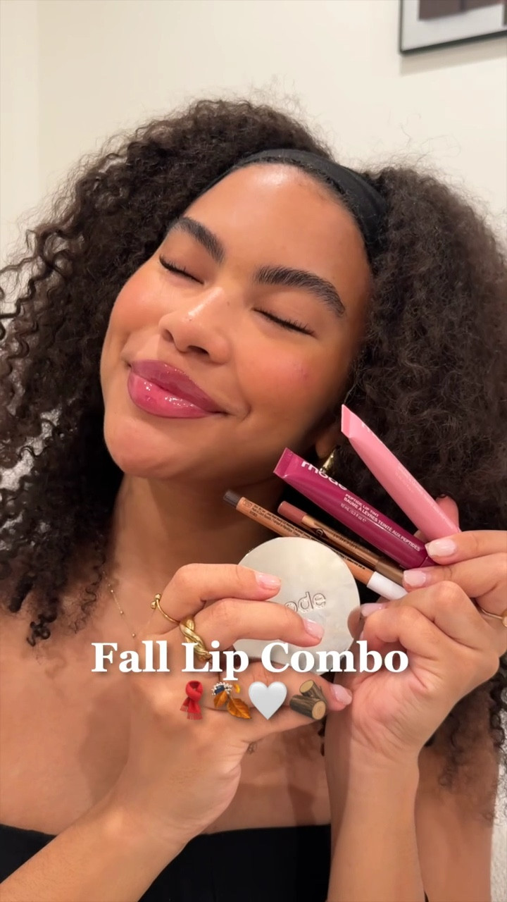 Perfect fall lip combo 🍁🩷 

Holiday makeup , fall makeup , holiday lipstick , fall lip gloss , dark pink lip combo

#LTKSeasonal #LTKbeauty #LTKVideo