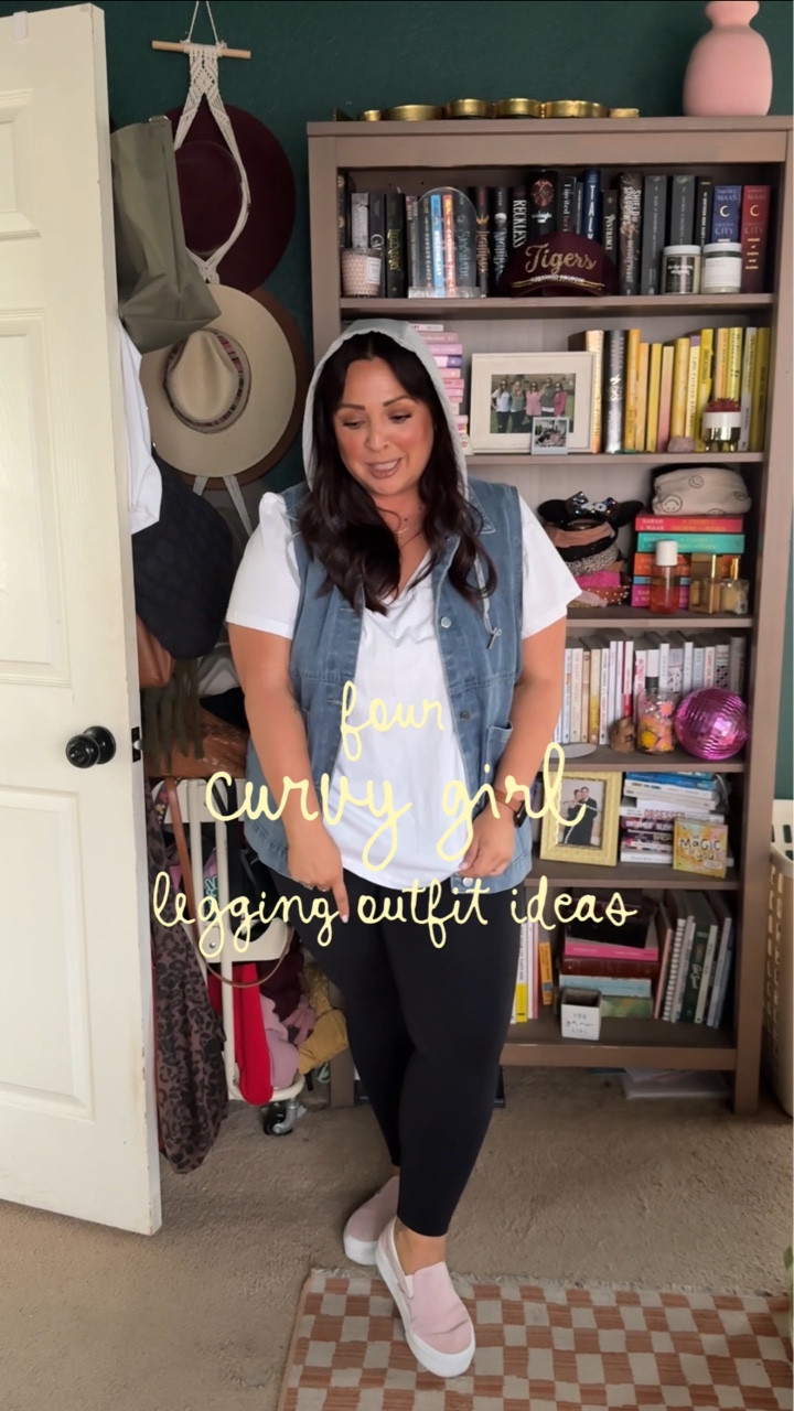 Ladies- I know we love our leggings, let me help you style them ♥️

Basically you need some cute denim pieces, tshirts, and cute shoes!

😃 comment LEGGINGS and I’ll send you what I can from these styles