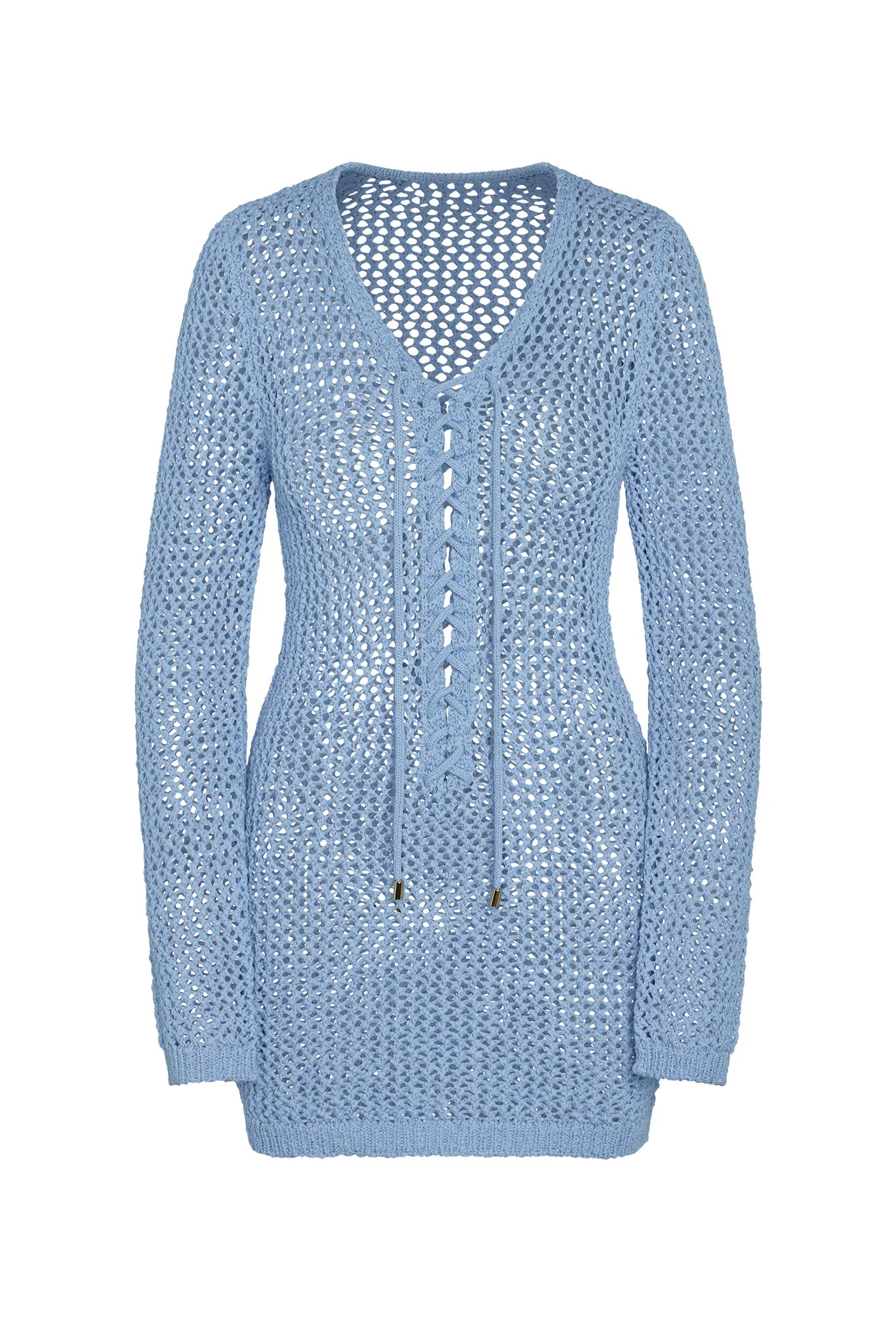 Corossol Mini Dress - Sky Petit Crochet | Monday Swimwear