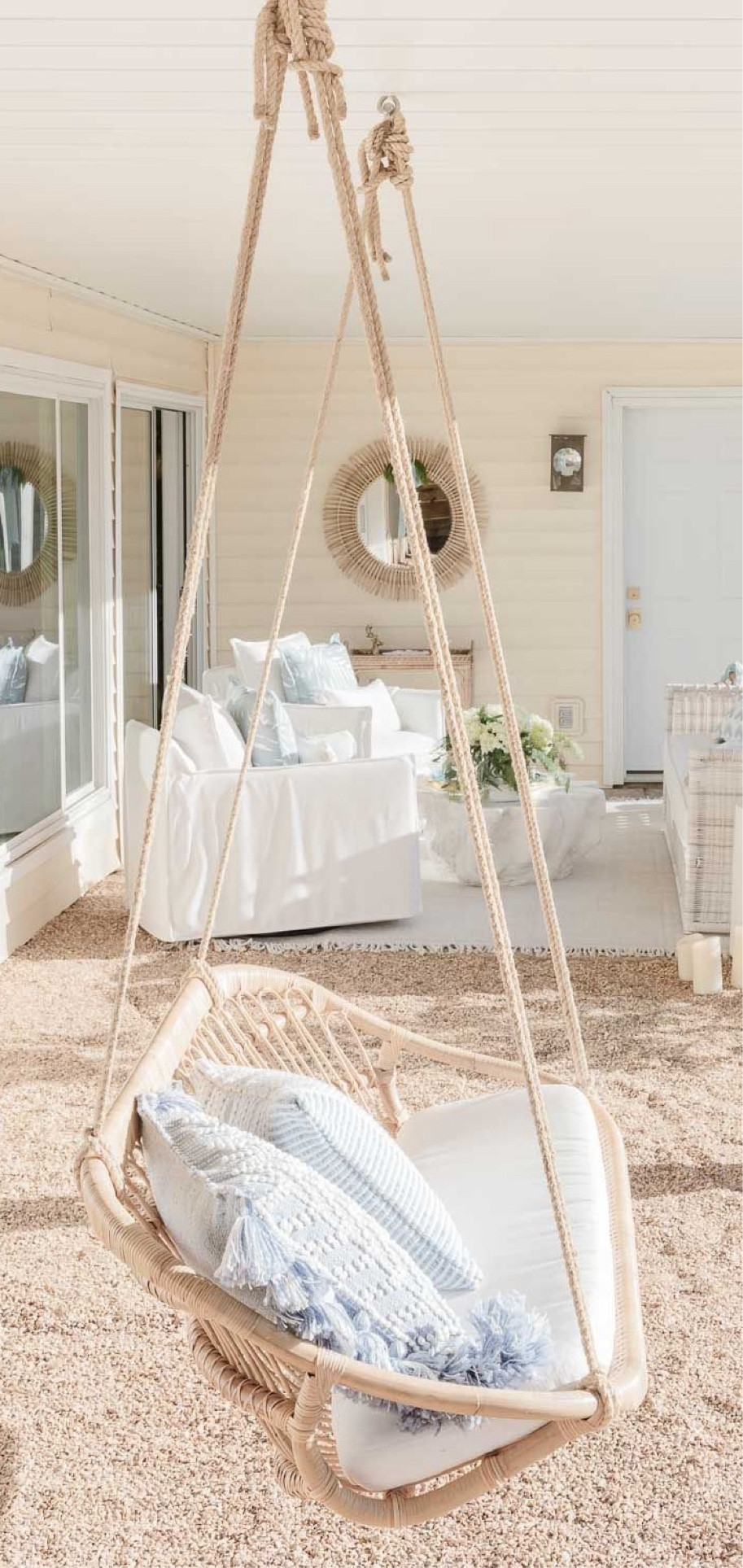 Our Serena & Lily swing is  one of the girls’ favorite places to sit and hang outside, such a perfect spot to cozy up.

#LTKHome #LTKSaleAlert #LTKStyleTip