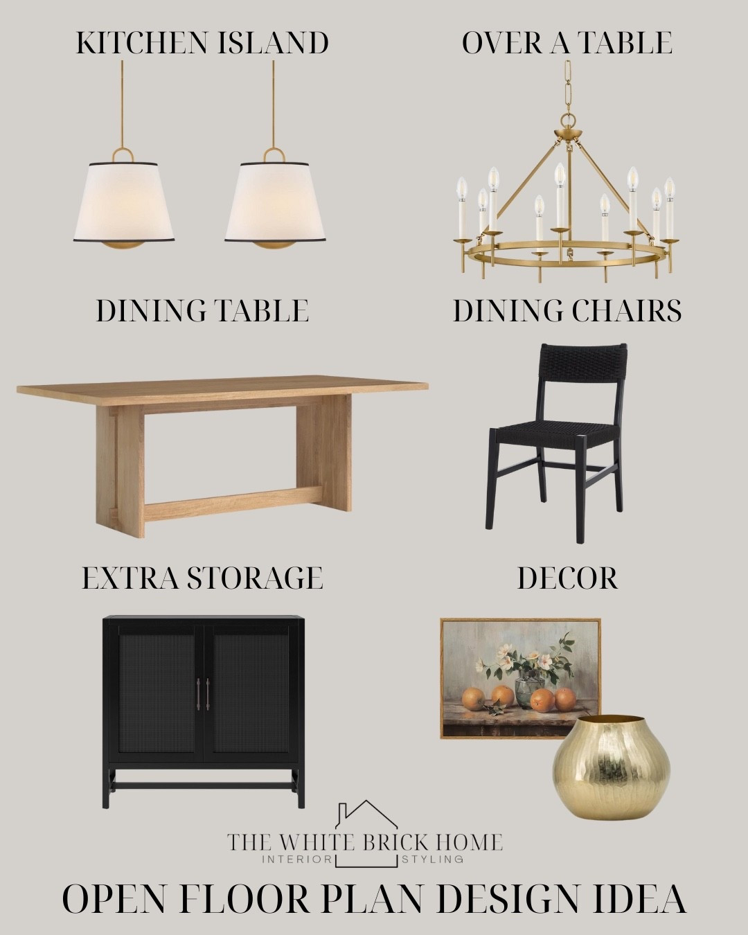 I really love these two lighting options paired together - they have classic outlines, but with a modern touch. I would pair them with a white oak table and some black accents, like these woven chairs from Wayfair or this cabinet from Target! 

Kitchen, kitchen decor, kitchen furniture, kitchen lighting, pendant light, chandelier, dining chair, dining table, home decor, cabinet, storage cabinet, storage ideas, kitchen design, kitchen remodel, kitchen lighting, pendant lighting, home decor, home design, Wayfair, Amazon, Target 

#LTKStyleTip #LTKHome #LTKFindsUnder50