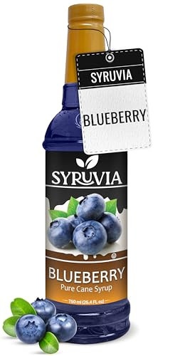 Syruvia Blueberry Syrup For Drinks 25.4 Ounces Blueberry Flavoring Syrup | Amazon (US)