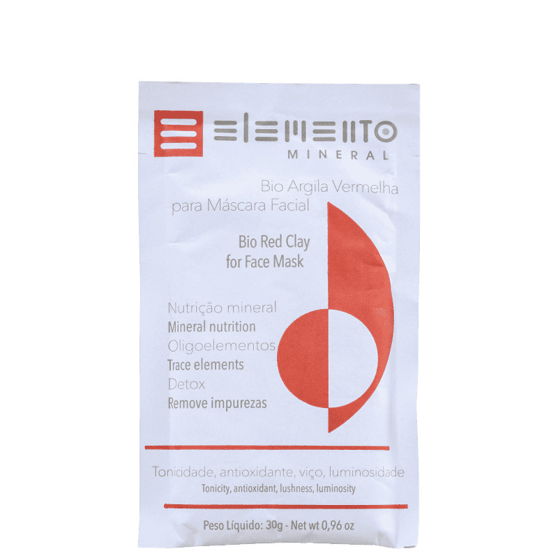 Elemento Mineral Bio Argila Vermelha
        
            
                 - Máscara Facial 30g | Beleza Na Web (BR)