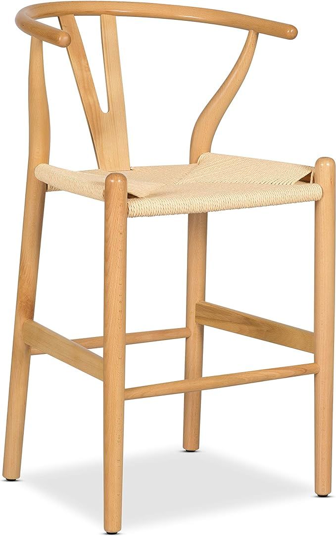 POLY & BARK Weave Counter Stool in Natural | Amazon (US)
