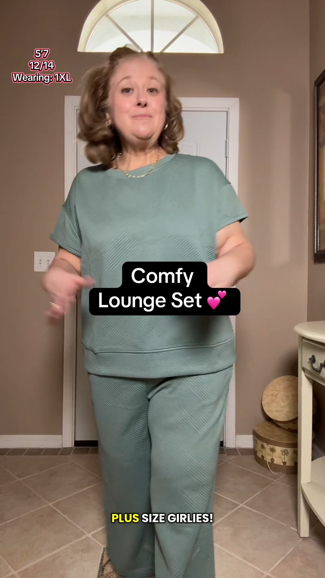 This Eytino 2-piece lounge set has a relaxed short sleeve top and high-waisted wide leg pants that feel soft and easy to move in. The wide leg gives it shape, the fit is comfortable, and it’s perfect for errands, travel, or casual days when you still want to look styled.

#EytinoStyle #PlusSizeFashion #WideLegSet #Over40Style #LTKFashionFinds #ComfyAndCute #PlusSizeOutfits #LTKOver40Fashion #CasualChic #EverydaySet

#LTKPlusSize