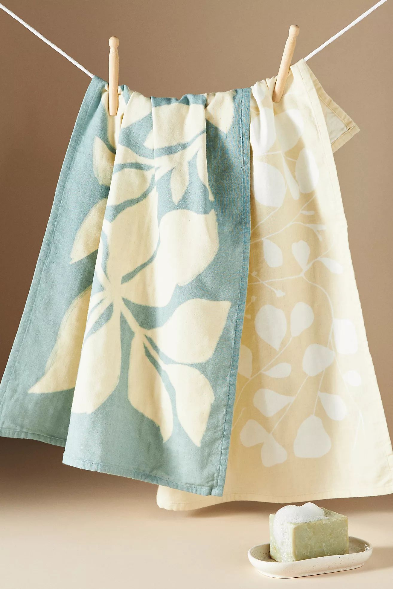 Sun Shadow Dish Towels, Set of 2 | Anthropologie (US)