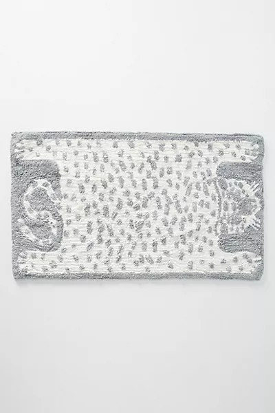 Rhiannon Leopard Bath Mat | Anthropologie (US)