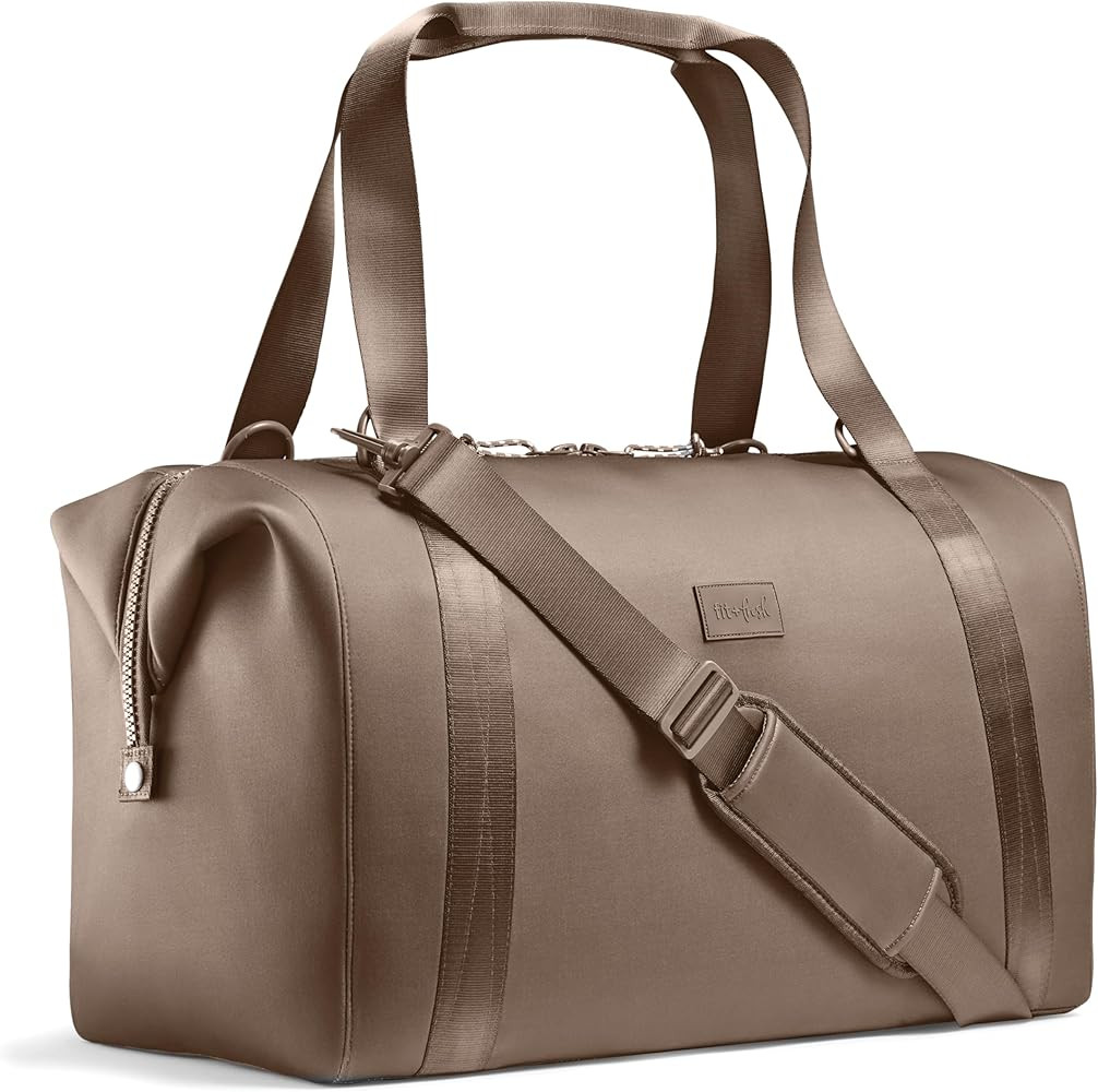 Fit & Fresh Premium Neoprene Weekender Bag, Travel Bag with Trolley Sleeve, Large Overnight Bag, ... | Amazon (US)