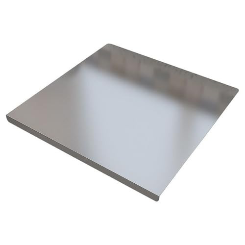 Stainless Steel Cutting Boards with Lip for Kitchen,Chopping Boards for Countertop,Large Metal Cutting Board over Sink Suitable for Meat, Fruits,Vegetables,Bread,Cake,Pasta,Noodle,and Pizza19.7“*15.7“ | Amazon (US)