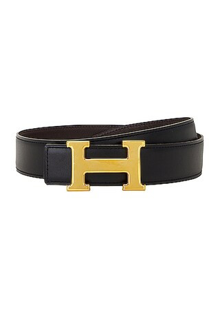 Hermes Constance Belt in Black | FWRD 