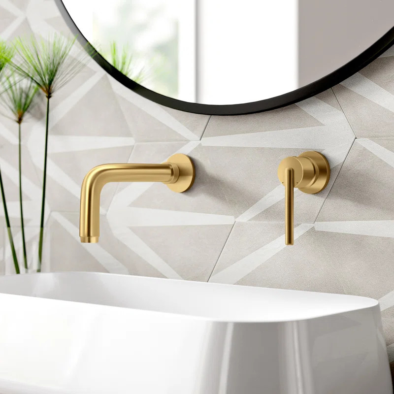 Trinsic Wall Mounted Bathroom Faucet | Wayfair North America
