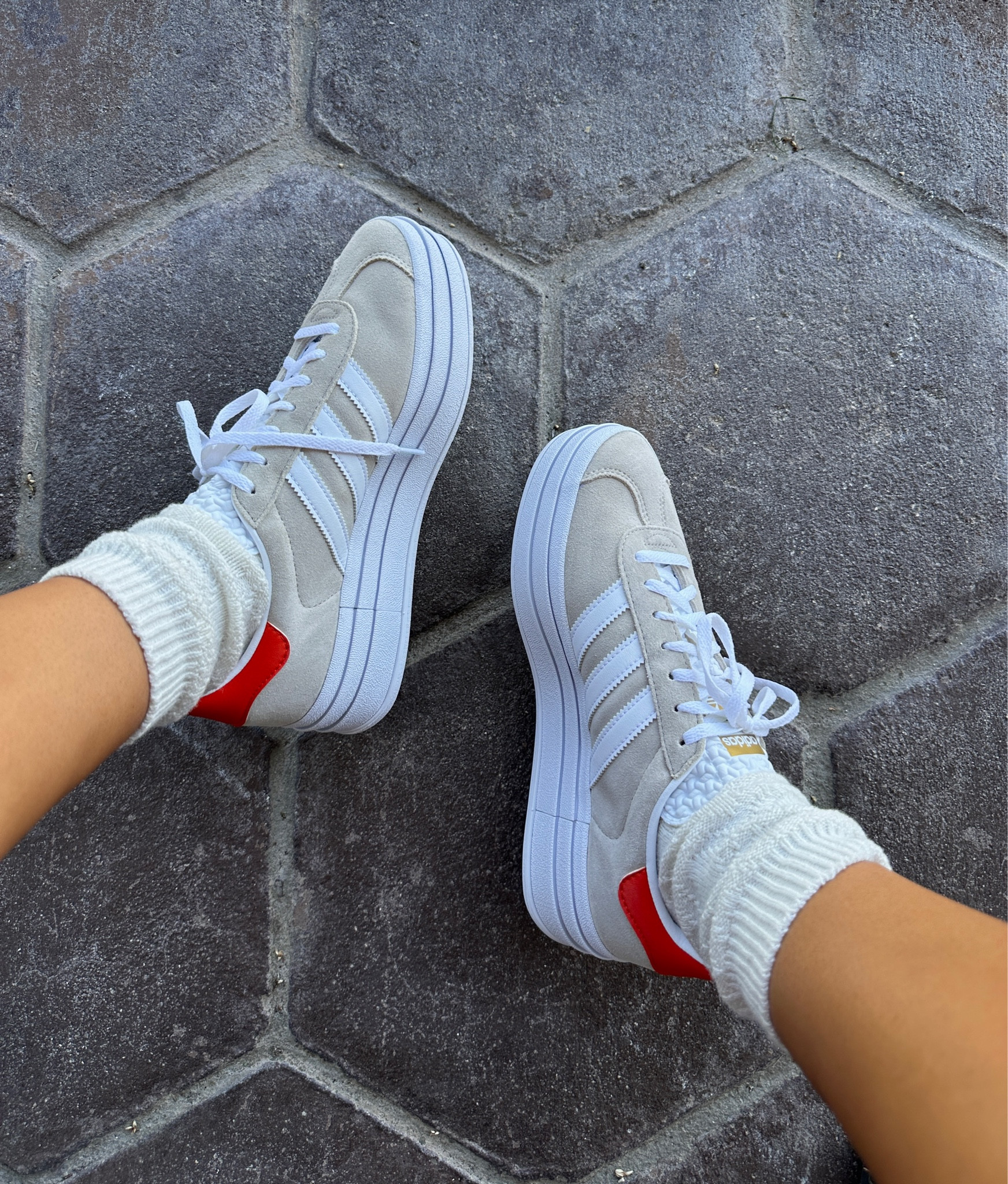 the perfect neutral fall sneaker. platform beige adidas gazelle goes with anything and everything 🤍

#LTKstyletip #LTKSeasonal #LTKbeauty
