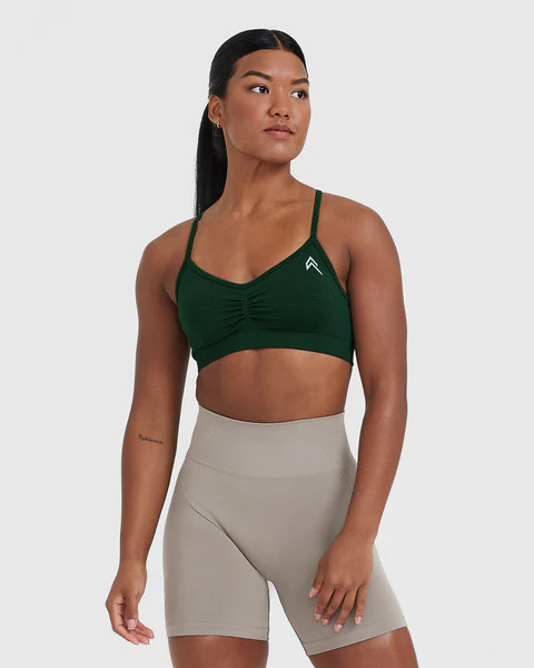 Effortless Strappy Bralette | Evergreen | Oner Active (UK / US)