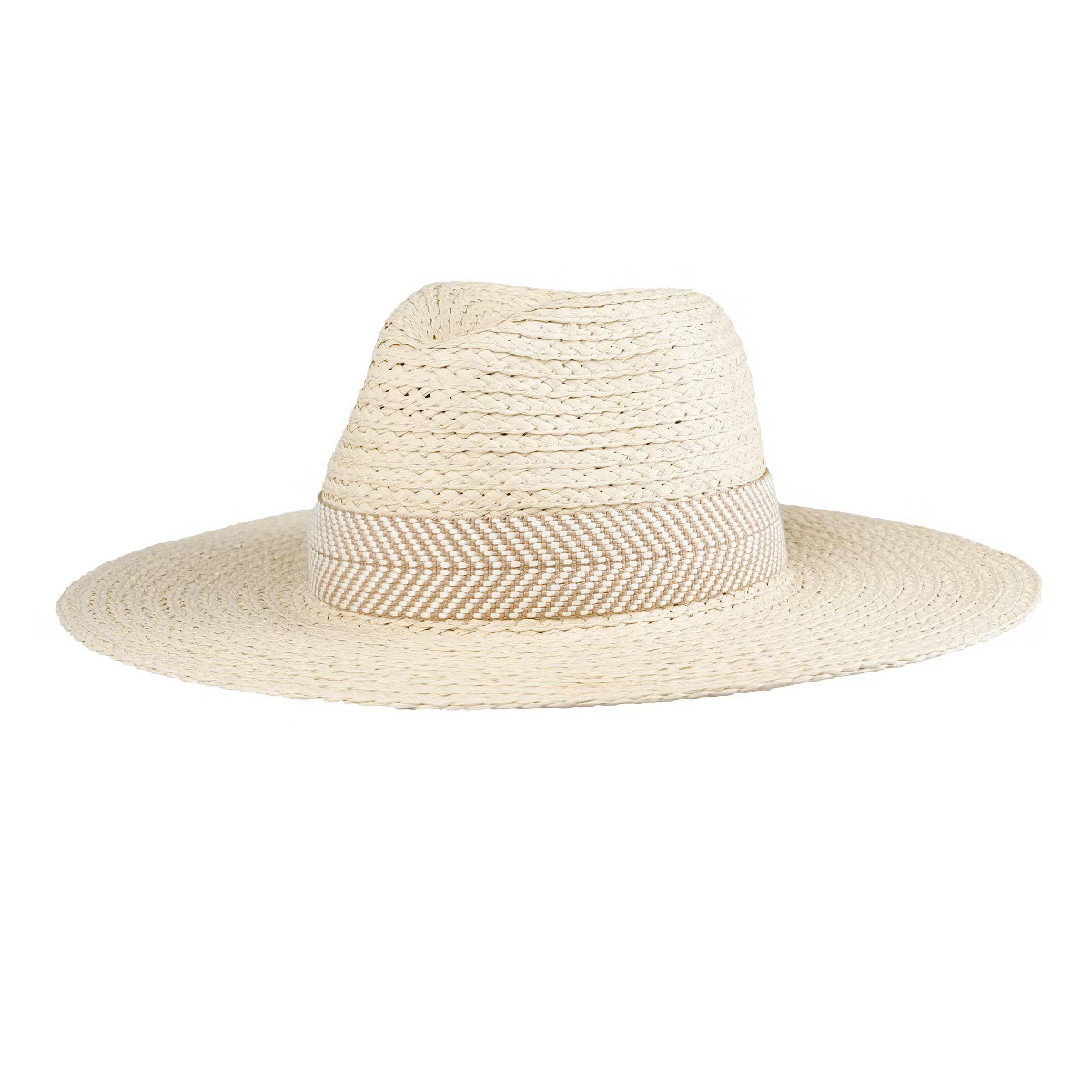 Levi's Women's Herringbone Band Wide Brim Straw Hat | Target