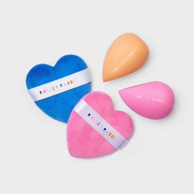 4pc Makeup Sponge and Powder Puff Set - Roller Rabbit x Target | Target