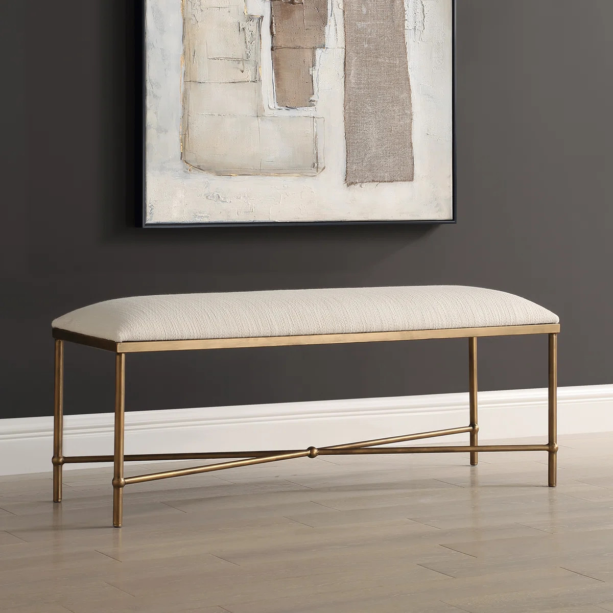 Upholstered Modern Bench | Wayfair North America